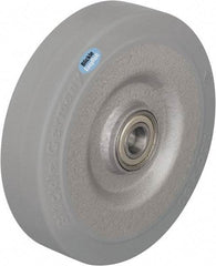 Blickle - 6-1/2 Inch Diameter x 1-31/32 Inch Wide, Solid Rubber Caster Wheel - 990 Lb. Capacity, 25/32 Inch Axle Diameter, Ball Bearing - Makers Industrial Supply