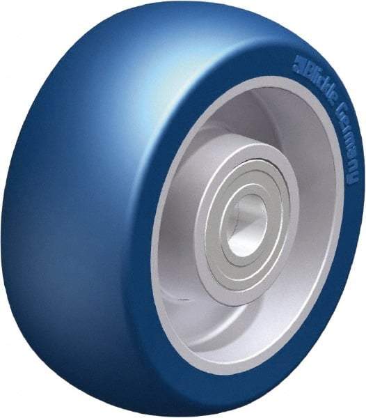 Blickle - 4 Inch Diameter x 1-37/64 Inch Wide, Polyurethane-Elastomer Blickle Besthane Caster Wheel - 660 Lb. Capacity, 19/32 Inch Axle Diameter, Ball Bearing - Makers Industrial Supply