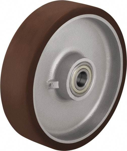 Blickle - 12 Inch Diameter x 3-9/64 Inch Wide, Polyurethane-Elastomer Blickle Besthane Caster Wheel - 5,280 Lb. Capacity, 1-3/16 Inch Axle Diameter, Ball Bearing - Makers Industrial Supply