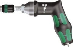 Wera - 1 Piece, 4 to 8.8 N/m, Adjustable Torque Limiting Screwdriver - 0.025" Drive - Makers Industrial Supply