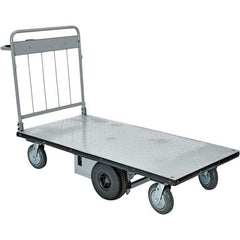 Vestil - 1,500 Lb Capacity Steel Handling Cart - Steel Deck, 28" OAW - Makers Industrial Supply