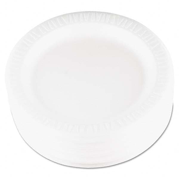 DART - Quiet Classic Laminated Foam Dinnerware, Plate, 9" Diam, WH, 125/PK, 4 Packs/CT - Makers Industrial Supply