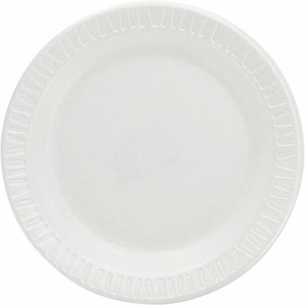 DART - Foam Dinnerware Plates, 6" - White - Makers Industrial Supply