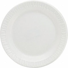 DART - Foam Dinnerware Plates, 6" - White - Makers Industrial Supply