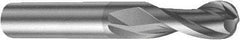 Sandvik Coromant - 1/2" Diam, 1" LOC, Solid Carbide Ball End Mill - Single End, 3" OAL, 1/2" Shank Diam, Ball Flute - Makers Industrial Supply