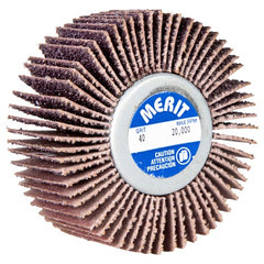 2 1/2″ × 1″ × 1/4″ High Performance Flap Wheel 180 Grit Ceramic Alumina / Aluminum Oxide - Makers Industrial Supply