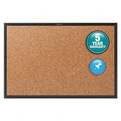 Quartet - Cork Bulletin Boards Style: Open Cork Bulletin Board Color: Natural - Makers Industrial Supply