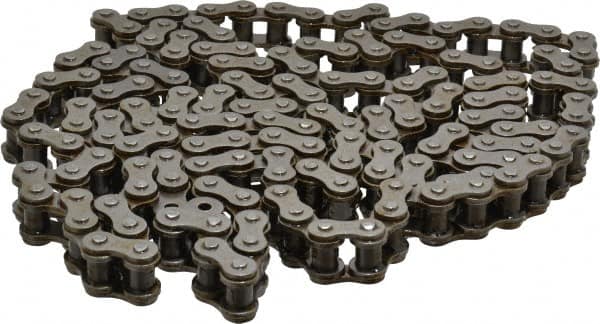 Morse - 3/4" Pitch, ANSI 60H, Heavy Series Roller Chain - Chain No. 60H, 10 Ft. Long, 15/32" Roller Diam, 1/2" Roller Width - Makers Industrial Supply