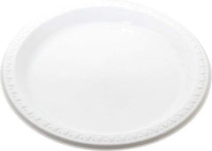 Tablemate Products - Plastic Plates, 9" - White - Makers Industrial Supply