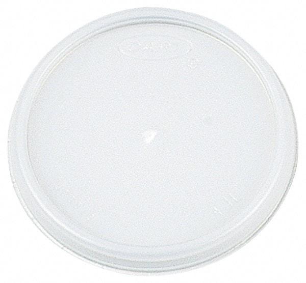 DART - Dart Lids for 8 oz Hot/Cold Foam Cups, Vented - White - Makers Industrial Supply