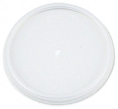 DART - Dart Lids for 8 oz Hot/Cold Foam Cups, Vented - White - Makers Industrial Supply