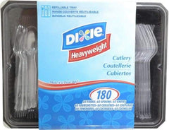 Dixie - 60 Piece Each of Forks, Knives & Spoons - 60 Pieces Each of Forks, Knives and Spoons - Makers Industrial Supply