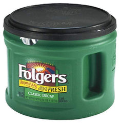 Folgers - Folgers Decaffeinated Ground Coffee, 22.6 oz. Can - Makers Industrial Supply