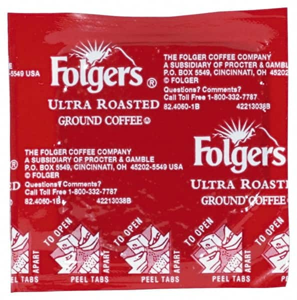 Folgers - Folgers Regular Pre-Measured Coffee Packs, 0.9 oz. each - Makers Industrial Supply