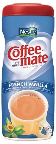 Coffee-Mate - 15 oz French Vanilla Powdered Creamer - Use with Hot Drinks - Makers Industrial Supply