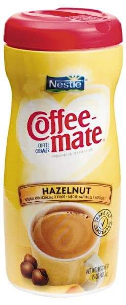 Coffee-Mate - 15 oz Hazelnut Powdered Creamer - Use with Hot Drinks - Makers Industrial Supply