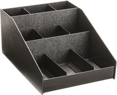 Vertiflex Products - Horizontal Organizer - 12 x 16 x 7-1/2 Inch, Black, For Use with Condiments - Makers Industrial Supply