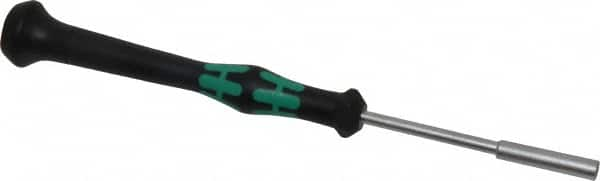 Wera - 1/8" Solid Shaft Precision Nutdriver - Ergonomic Handle, 6-1/4" OAL - Makers Industrial Supply