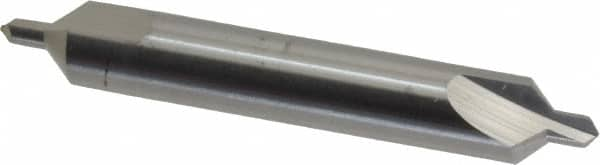 Hertel - #4 Plain Cut 90° Incl Angle Solid Carbide Combo Drill & Countersink - Makers Industrial Supply