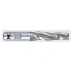 1/2 x 1/2 x 1-1/4 x 3-1/4 3 Fl HSS-CO Tapered Center Cutting End Mill -  Bright - Makers Industrial Supply