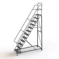 TRI-ARC - Rolling & Wall Mounted Ladders & Platforms Type: Rolling Warehouse Ladder Style: Rolling Safety Ladder - Makers Industrial Supply