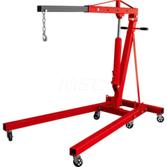 Big Red - Cranes; Type: Engine Hoist ; Load Capacity (Ton): 2 Tons ; Load Capacity (Lb.): 4000.000 ; Span: 4' 5" (Feet); Material: Steel ; Additional Information: Foldable - Exact Industrial Supply