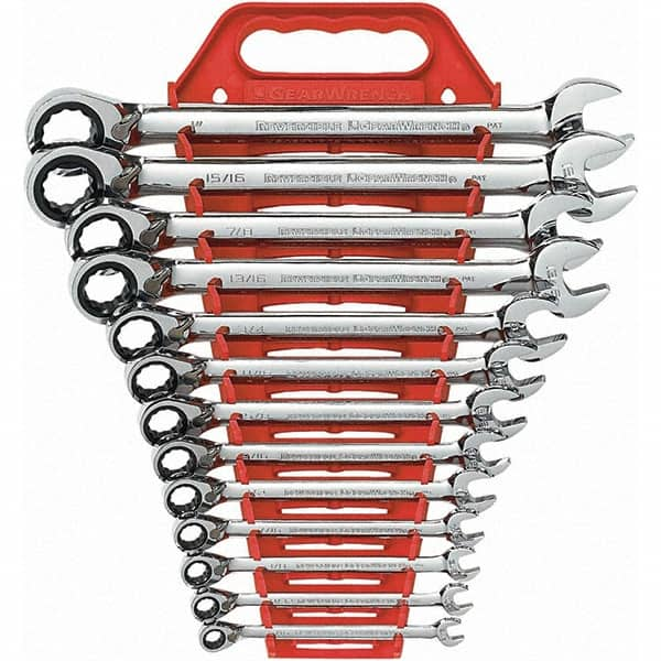 GearWrench - Wrench Sets Tool Type: Combination Wrench System of Measurement: Inch - Makers Industrial Supply