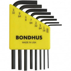 Bondhus - Hex Key Sets Tool Type: Hex Handle Type: L-Key Short Arm - Makers Industrial Supply