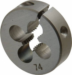 OSG - #12-28 UNF High Speed Steel Round Adjustable Die - Makers Industrial Supply