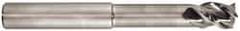 Niagara Cutter - 1", 3 Flute, Single End, Solid Carbide, 0.045" Corner Radius End Mill - 6" OAL, 45° Helix, Right Hand Flute, 1-1/4" LOC, Right Hand Cut, 3-1/2" Extended Reach - Makers Industrial Supply