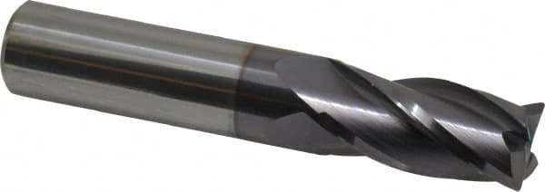 Niagara Cutter - 5/8", 4 Flute, Single End, Solid Carbide, 0.03" Corner Radius End Mill - 3-1/2" OAL, 30° Helix, Right Hand Flute, 1-1/4" LOC, Right Hand Cut - Makers Industrial Supply