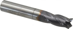 Niagara Cutter - 7/16", 4 Flute, Single End, Solid Carbide, 0.015" Corner Radius End Mill - 2-3/4" OAL, 30° Helix, Right Hand Flute, 1" LOC, Right Hand Cut - Makers Industrial Supply