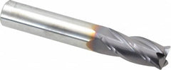 Niagara Cutter - 7/16", 4 Flute, Single End, Solid Carbide, 0.03" Corner Radius End Mill - 2-3/4" OAL, 30° Helix, Right Hand Flute, 1" LOC, Right Hand Cut - Makers Industrial Supply