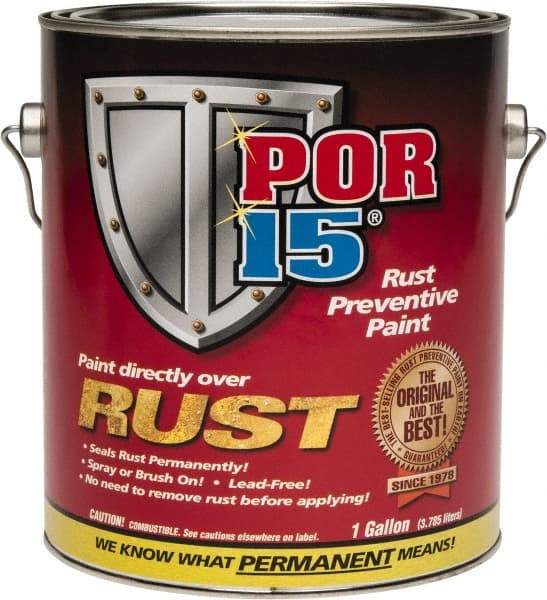 POR-15 - 1 Gal, Silver, Rust Preventative Paint - Comes in Can with Handle - Makers Industrial Supply