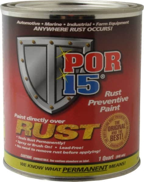 POR-15 - 1 Quart, Clear, Rust Preventative Paint - Comes in Can - Makers Industrial Supply