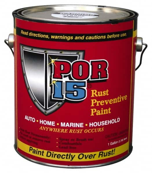 POR-15 - 5 Gal, Semi Gloss Black, Rust Preventative Paint - Comes in Pail - Makers Industrial Supply