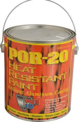 POR-15 - 1 Gal Aluminum Automotive Heat Resistant Paint - 1,200°F Max Temp, Comes in Can with Handle - Makers Industrial Supply