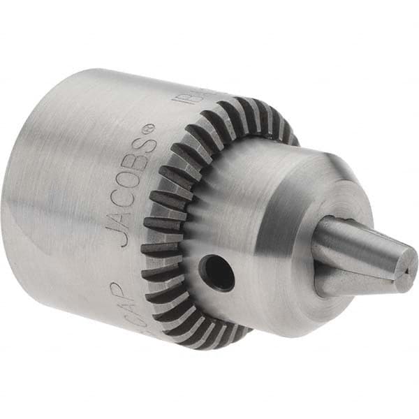 Dynabrade - 3/8-24, 1/4" Max Capacity, Threaded Mount Drill Chuck - Keyed - Exact Industrial Supply