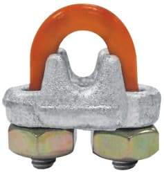 CM - 1/2" Wire Rope U-Bolt Clip - 1/2 - 13, 1.19" Between Centers, Galvanized - Makers Industrial Supply