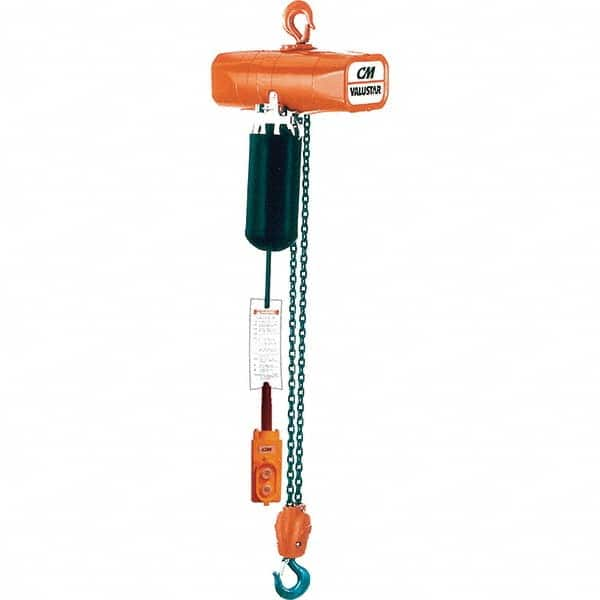 CM - 1 Ton Capacity 8 FPM Lift Speed 230V Electric Chain Hoist - Makers Industrial Supply