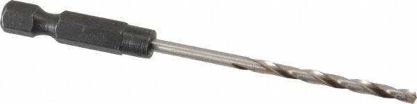 Cle-Line - 7/64" High Speed Steel, 118° Point, Hex Shank Maintenance Drill Bit - Makers Industrial Supply