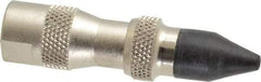 Coilhose Pneumatics - 125 Max psi Rubber Push Button Blow Gun - 1/4 NPT, 3" Tube Length, Nickel Plated Brass - Makers Industrial Supply