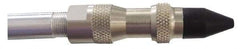 Coilhose Pneumatics - 125 Max psi Rubber Push Button Blow Gun - 1/4 NPT, 27" Tube Length, Nickel Plated Brass - Makers Industrial Supply