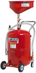 Lincoln - Oil Drain Containers Type: Pressurized Evacuation Drain w/Casters Container Size: 20 Gal. - Makers Industrial Supply