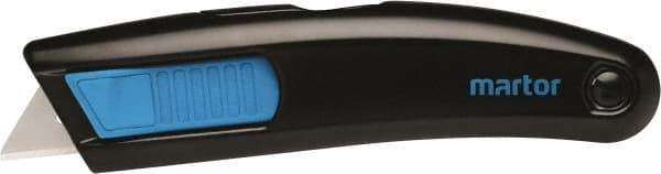 Martor USA - Retractable Utility Knife - Black & Blue Handle - Makers Industrial Supply