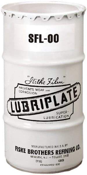 Lubriplate - 120 Lb Drum Aluminum High Temperature Grease - White, Food Grade & High/Low Temperature, 300°F Max Temp, NLGIG 00, - Makers Industrial Supply