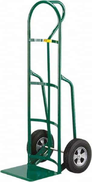 Little Giant - 800 Lb Capacity 49" OAH Hand Truck - 12 x 14" Base Plate, Loop Handle, Steel, Solid Rubber Wheels - Makers Industrial Supply