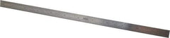 SPI - 12" Long, 1/64, 1/50, 1/32, 1/10" Graduation, Flexible Stainless Steel Rule - 3R Graduation Style, 1/2" Wide, Silver, Polished Finish - Makers Industrial Supply