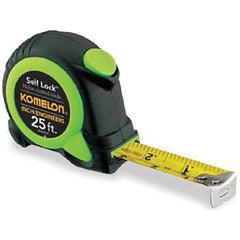 Komelon - 25' x 1" Yellow Blade Tape Measure - Makers Industrial Supply