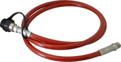 Value Collection - 1/4" Inside Diam x 3/8 NPT 6' Hydraulic Pump Hose - 10,000 psi, 59755199 Opposite End, Thermoplastic - Makers Industrial Supply